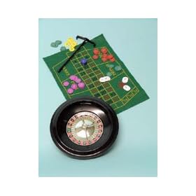 Roulette set with 10 inch wheel - 00609