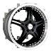 ADR BATTLE EXE 17x7 4x100/4x114.3 +40 OFFSET BLACK Image