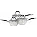 Ready Steady Cook - Bistro - 3 Piece Cookware Set - Stainless Steel