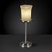 Veneto Luce Dakota One Light Lamp Metal Finish: Dark Bronze, Shade Color: Gold with Clear Rim