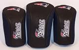 The New England Patriots NFL Barrel Longneck Golf Club Head Covers Set of 3