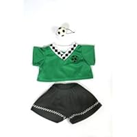 20099-Green Soccer Uniform Clothes for 14 - 18 Stuffed Animals and Dolls