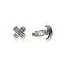 Sterling Silver X Cufflinks