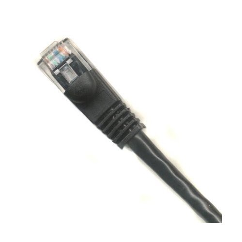 10 Ft (10ft) Cat6 Ethernet Network Patch Cable Black RJ45 m/m (10 PACK)