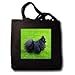 Dogs Pomeranian - Black Pomeranian - Tote Bags