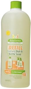 BabyGanics Foaming Dish Soap Refill, Citrus, 32 Fluid Ounce, Packaging May Vary