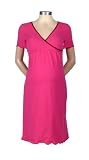 Japanese Weekend D&A Surplice Nursing Gown - Peony-XL