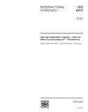 ISO 6415:2005, Internal combustion engines - Spin-on filters for lubricating oil - Dimensions