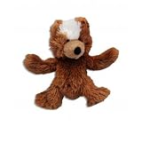 KONG Teddy Bear Dog Toy, Medium, Brown