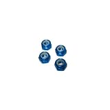 4MM ALUM LOCK NUT (4) by Racers Edge