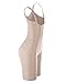 Leonisa Open-Bust Extra-Firm Control Minimizer Bodysuit Beige