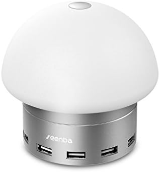 SEEDNA ICH-12SC30 30W 6A LED lamp 6-Port USB Desktop Charger-White