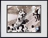 Bill Mazeroski, Pittsburgh Pirates, 1960 World Series Winning Home Run, Sepia, Double Matted 8" X 10" Photograph in Black Anodized Aluminum Frame