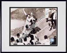 Bill Mazeroski, Pittsburgh Pirates, 1960 World Series Winning Home Run, Sepia, Double Matted 8