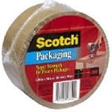 3M 3710-1PK Scotch Package Sealing Tape, Clear, 48mm x 50m by 3M