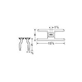 MCM 10502-70702 Stainless Steel H Twin, Centered, 1.25 Inch Offset Burner