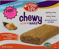 Enjoy Life Chewy On-The-Go Bars Sunbutter Crunch -- 5 Bars