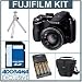 Fujifilm FinePix S4000 Digital Camera Kit - with 8GB SD Memory Card, Camera Case - Table Top Tripod ,4 NiMH Batteries, Charger
