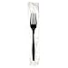 Dixie Black Heavyweight Polypropylene Wrapped Fork - 1000 per case.