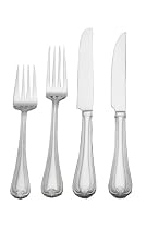 R&B EveryDay Sussex 112 piece 18/10 Stainless Steel Flatware Set, Service for 12, Includes 16 Piece Serving Set.