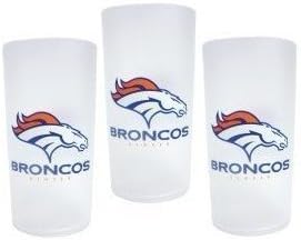 Denver Broncos NFL Tumbler Drinkware Set (3 Pack)
