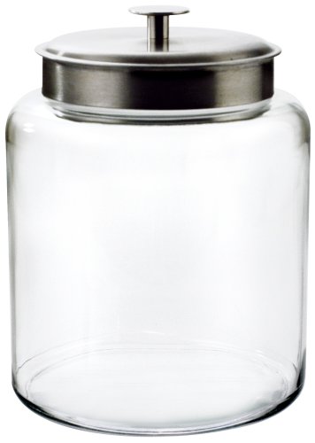 Anchor Hocking 2-Gallon Montana Jar with Brushed Metal Lid
