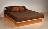 Prepac Oak Juvenile Queen Size Platform Bed