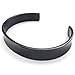 KONOV Mens Womens Stainless Steel Bracelet, Cuff Bang, Black