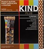 KIND Plus Nutrition Bars, Peanut Butter Dark Chocolat + Protein 12 ea