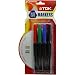 TDK ELECTRONICS CDM-PMC4BH 4PK Color CDR Mark Pen