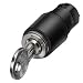 Siemens 3SB20 00-4LB01 Key-Operated Switch, 2 Keys, 2 Positions, Maintained Operation, O-I Switching Sequence, 62 Degree Operating Angle, SB2 Lock Number, O+I Key Removal Position