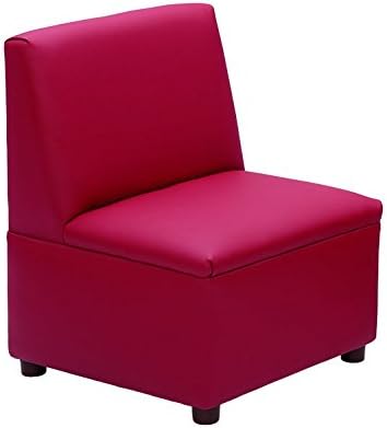 Brand New World FM0210-210 Modern Casual Enviro-Child Upholstery Chair, Deep Red