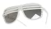 Mirrored Half Shut Shutter Shades