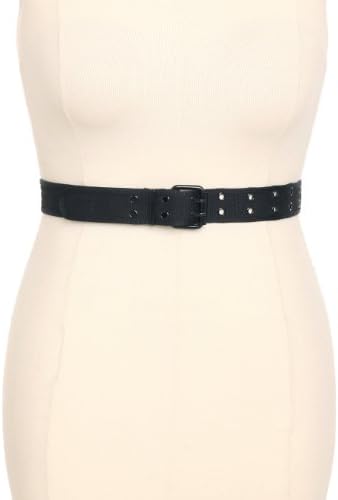 Torrid Plus Size Black Canvas Double Hole Belt