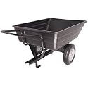 Precision Products Poly Convertible Push N' Pull Dump Cart - 650-Lb. Capacity, Model# LDP97PP