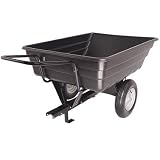 Precision Products Poly Convertible Push N' Pull Dump Cart - 650-Lb. Capacity, Model# LDP97PP