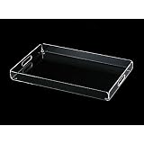 Acrylic 20" x 12" Serving Tray with Handles
