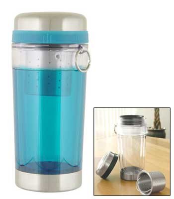 Tea-Zer Tea Brewing Tumbler : Blue