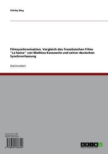 Filmsynchronisation. Vergleich des französischen Films 