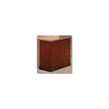 Tiffany IndustriesTM Sorrento Series Left Desk Leg, 18w x 29d x 28-1/4h, Bourbon Cherry