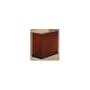 Tiffany IndustriesTM Sorrento Series Left Desk Leg, 18w x 29d x 28-1/4h, Bourbon Cherry