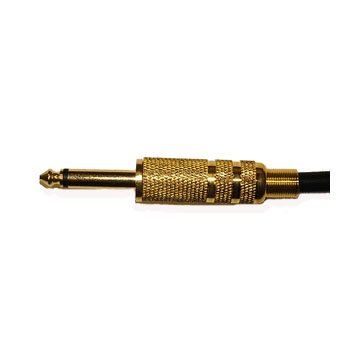 Best Price Perfektion Professional Quality 10' Straight Instrument Guitar Cable 7mm Thick With Brass Color Ends