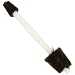 Carlisle 4067901 Brown 19-Inch Spectrum Double End Plug Valve & Fitting Brush with Plastic Handle (Case of 6)