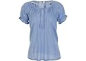 Misses Bay Studio Gauze Peasant Top