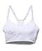 Under Armour Women's Seamless Essential Sports Bra, White (100), Small