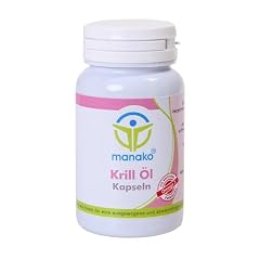 Manako Krill �l Kapseln - Omega 3 Fetts�uren 60 Kapseln, 1er Pack (1 x 42 g)