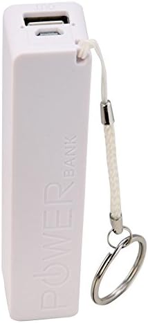 Genixgreen 2600mah Portable Charger External Battery Pack USB Power Bank for for iPhone 6 6 plus 5S 5C 4S, Samsung Galaxy S6 S5 S4 S3 Note Nexus HTC Motorola(White)