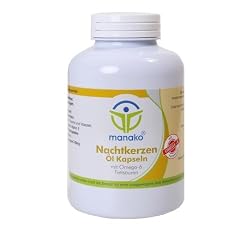 Manako Nachtkerzen�l Kapseln 150 St�ck, 1er Pack (1 x 107 g)