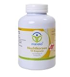 Manako Nachtkerzen�l Kapseln 400 St�ck, 1er Pack (1 x 272 g)