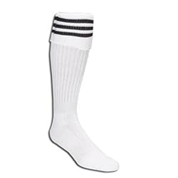 3 Stripe Padded Socks (White/Black)